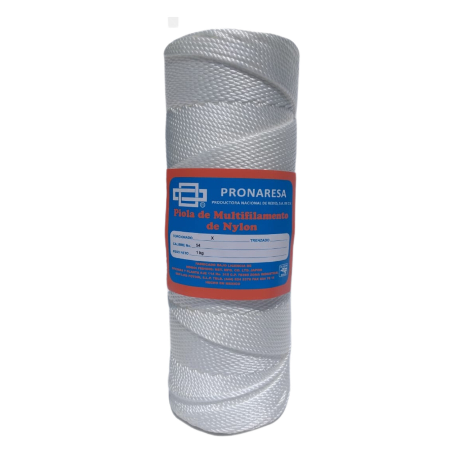 Piola Multifilamento Nylon Blanca PRONARESA 54x1 KG
