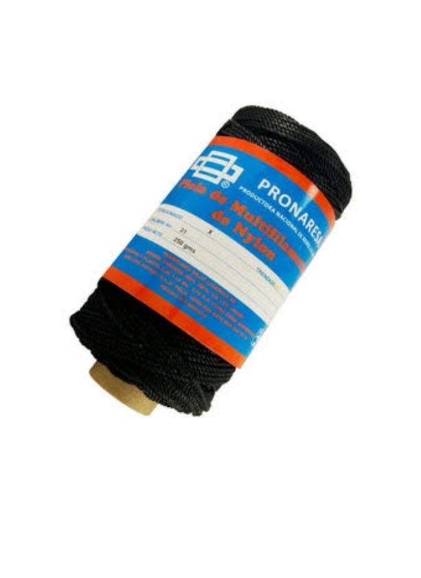 Piola Multif Teñida Y Alquitranada Negro 21x250GRS PRONARESA