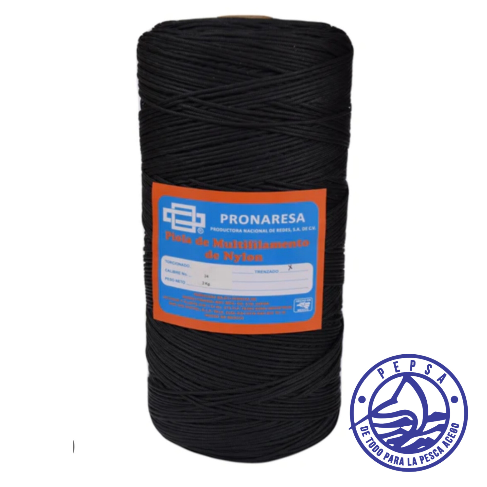Piola Teñida Y Alquitranada PRONARESA Negra 24x2kg