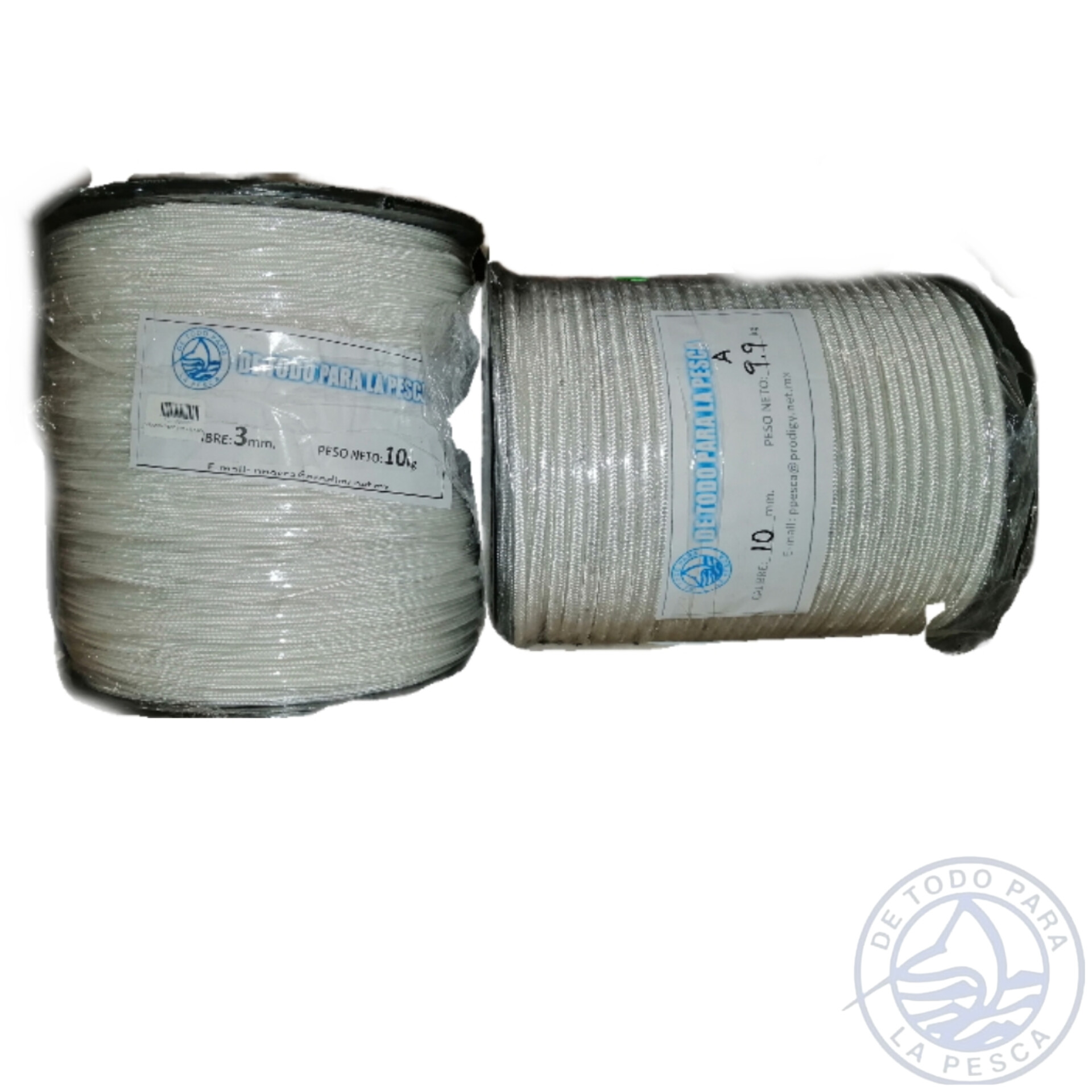 Cordon Trenzado Usos Multiples Color Blanco 2MM X 10KG