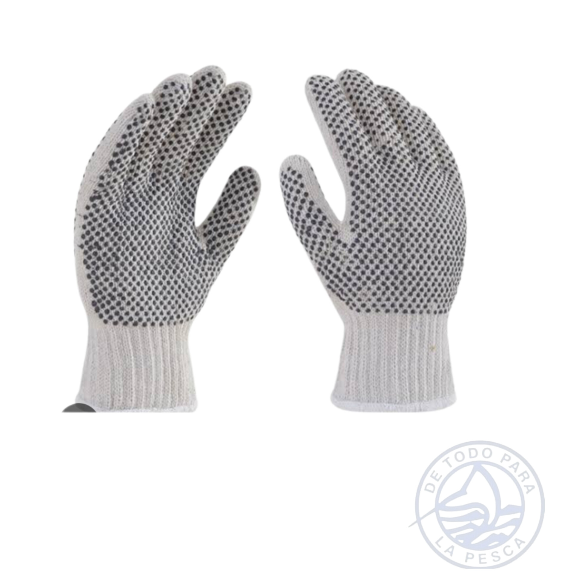Guantes De Algodon Con Puntos De PVC