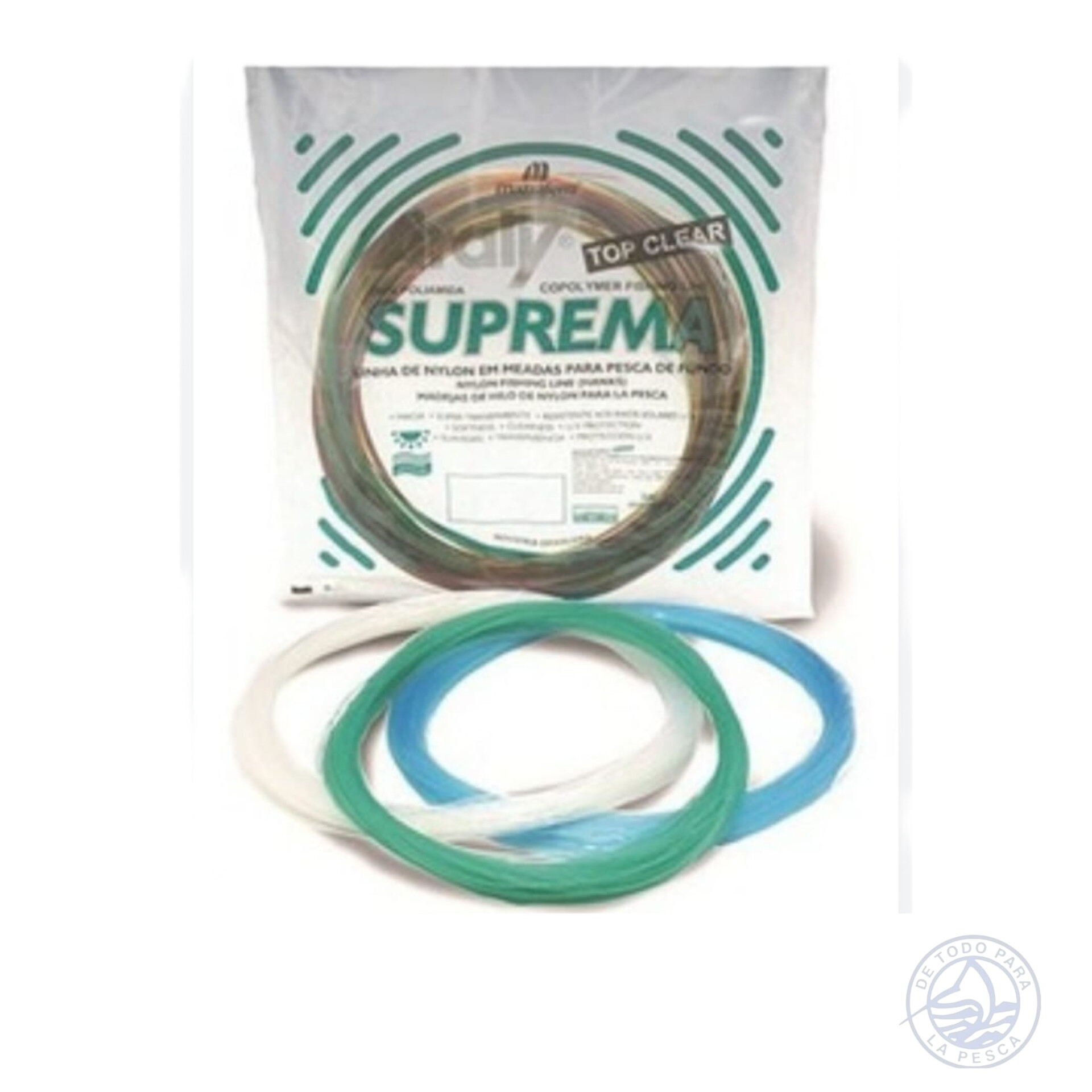 Madeja Monofilamento Blanca Y Verde ARATY Suprema